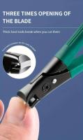 Juego de cortinas gruesas resistentes a las escupitajos, Clips cortadores falsos profesionales, pedicura para puntas de uñas, herramientas de manicura - details 3