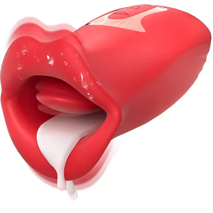 Vibrador de juguetes sexuales para adultos, juguete rosa, estimulador sexual rosa para mujeres con 10 modos de vibración y 10 modos de beso francés, vibrador de juguete sexual de lengua, vibrador de clítoris para mujeres, juguetes sexuales para adultos - 1