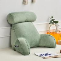 Almohada de Espalda Grande para Adultos Almohada de Lectura Desmontable con Bolsillos Laterales y Cuello 75*40*40cm Ropa de Cama y Baño - details 2
