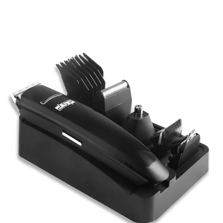 Kit de aseo 7 en 1 para hombre, cortadora de pelo recargable, Afeitadora eléctrica para nariz, oreja y cejas - 1