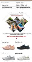 Zapatillas de Correr Transpirables Ligeras Antideslizantes Zapatillas de Agua para Deportes y Fitness Resistentes al Desgaste de Goma Abricada Malla Exterior - details 4