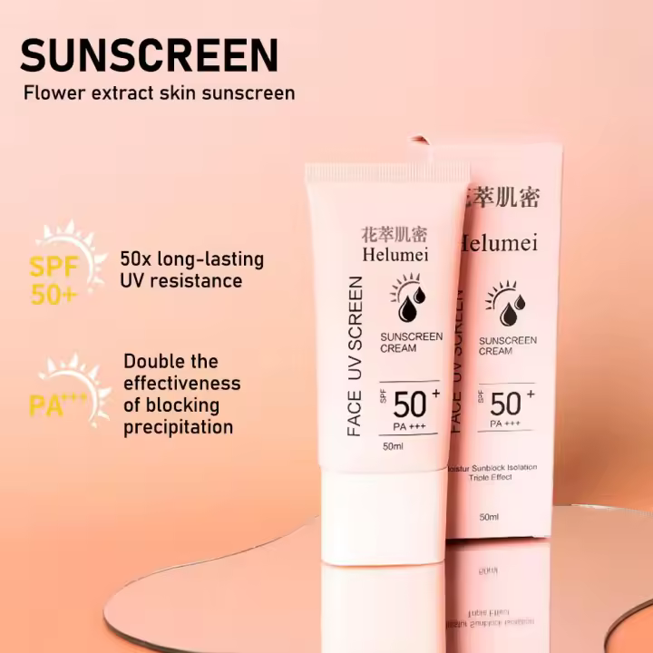 Crema protectora solar Facial de 50g, crema protectora para la piel, crema protectora para el Control de aceite, crema antisol, crema Facial para el sol, nuevo blanqueamiento, hidratante para el envejecimiento H8V3 - 1