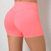 Pantalones cortos deportivos con realce para mujer, ropa deportiva de Yoga para gimnasio, color marrón, rojo, blanco y azul marino, 2024 - details 15