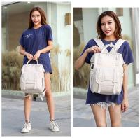 Bolsa de pañales,Mochila portabebés,Bolsa impermeable de almacenamiento,Bolsa de maternidad para viajes al aire libre,Productos para bebés,2 capas,Mochila de nylon gris - details 18