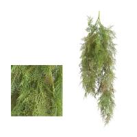 Planta de helecho colgante Artificial de 90cm, hojas de plantas verdes realistas de plástico, plantas colgantes falsas elegantes, fiesta de vacaciones y boda - details 10