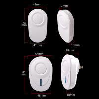 Timbre de Puerta Inalámbrico Elecpow Resistente al Agua para Exteriores Belleza Inteligente para el Hogar con Luz LED y Alarma de Seguridad para Ancianos y Emergencias - details 11