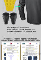 Chaqueta de Motocicleta Retro VEMAR Malla Transpirable, Con 5 Almohadillas Protectoras, Certificada CE-1, Ligera, Reflectante, Absorbente de Choques, Anti-caída, Resistente al Desgaste - details 4