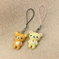 Llavero de Cuerda de Teléfono Rilakkuma Fácil Oso Llavero de Muñeca Perezosa para Bolsa - details 1