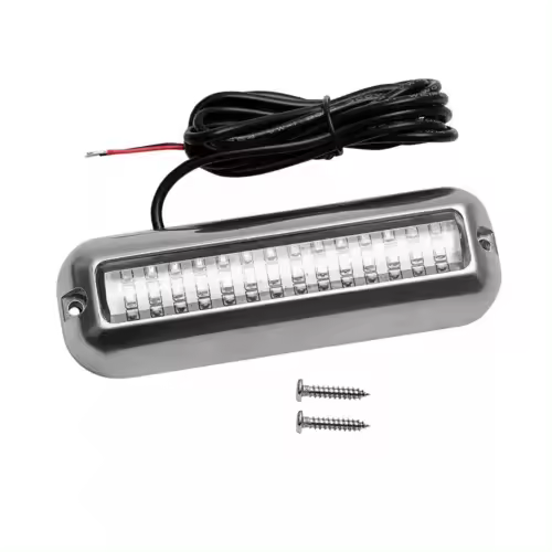 Luz subacuática para barco, luz subacuática de acero inoxidable, 27LED, 10-30V, 42LED - 1