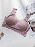 Ropa interior de 2 uds., sujetador sin costuras para mujer, Tops sexis de talla grande, ropa interior pequeña y cómoda sin anillo de acero - details 12