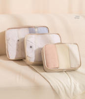 Bolsa de viaje multiusos para almacenamiento de ropa, organizador de maquillaje, sujetador portátil, artículos de tocador, Maleta contenedor, 3 piezas - details 0
