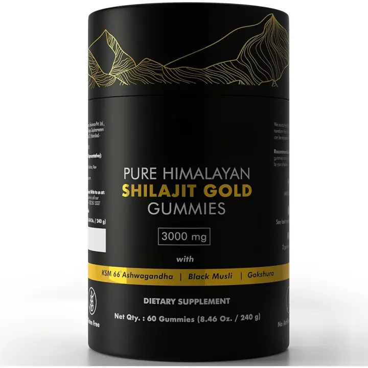 Gomitas de aceite de semilla negra Shilajit - 1