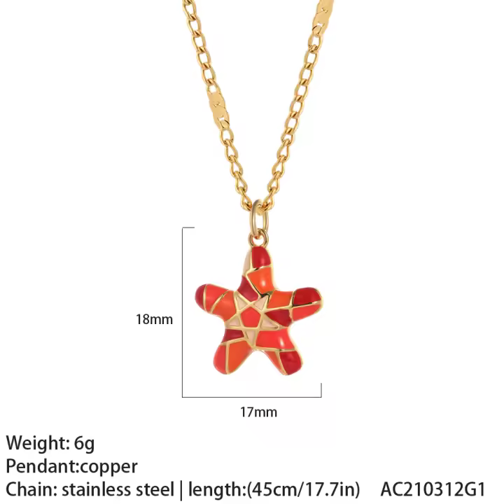 Lindo collar colgante de donuts, joyas doradas femeninas, cadena larga de acero inoxidable, collar estrangular punk para mujer - 1