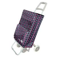 Happy casa Carro Carrito de Compra Plegable Ligero Bolsa Termo 90x30x39cm, Resistente, Plegable, con 4 Ruedas Resistentes, para la Compra de Alimentos, Capacidad de Carga 40 Litros - details 2