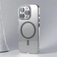 Para Magsafe funda de teléfono transparente para iPhone 16 15 14 13 Pro Max Plus 16e transparente magnético inalámbrico antiarañazos cubierta de PC - details 8