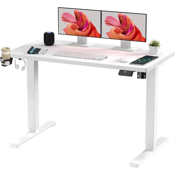 Elevable Eléctrico 140x60 cm, con Controlador de Pantalla Digital y Memoria, Gancho para Auriculares - 1