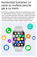 Reloj Inteligente Ivanony Pantalla Táctil Completa de 1.9 pulgadas Asistente de Voz - details 9
