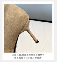 Nuevas botas de tacón de aguja de gamuza botas de mujer - details 7