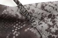 Falda larga plisada MIDI con tirantes estampado animal para mujer, primavera y verano, nuevos productos, vestido adelgazante - details 13