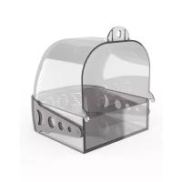 Práctica caja de ducha para pájaros con montaje en pared, antideslizante, multifuncional, bañera para periquitos, estilo cajonera colgante, caja de Baño de aves, jaula para mascotas - details 6