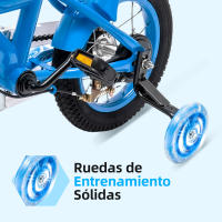 Bicicleta de acero al carbono para niños, bici de 12 pulgadas para principiantes, para interiores y exteriores, regalo para niños - details 5
