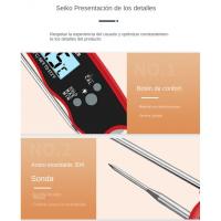 Termómetro plegable para alimentos, herramientas de medición de temperatura para cocina, sonda Digital, termómetro para barbacoa - details 3