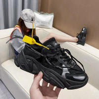 Zapatos deportivos casuales nuevos para mujer, estilo papá, color blanco pequeño, para parejas, 2025 - details 2