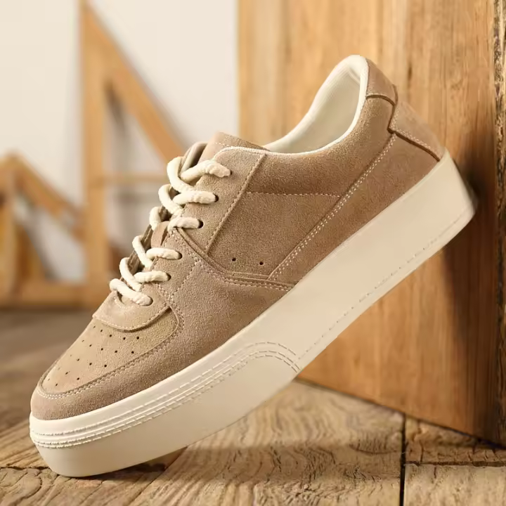 Zapatos de tablero, zapatos de marea transpirables, zapatos de plataforma gruesa de alta calle, versátiles, nicho plano original. - 1