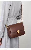 Bolso Cruzado para Mujer - Bolso Pequeño Cuadrado Minimalista con Cierre Magnético, Elegante Bolso de Mano para Uso Diario y Formal, Bolso de Cuero de Segunda Capa Duradero con Forro de Poliéster - Oficina, Fiesta, Salidas Informales - Fácil Mantenimiento - details 1