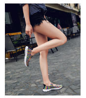 Verano Mujer transpirable caminar correr deporte mujeres zapatos tejidos antideslizantes hechos a mano tejido zapatos planos ligeros zapatos de madre - details 18
