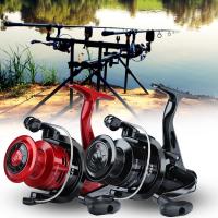 SOUGAYILANG carrete giratorio para carpa: captura definitiva con rendimiento suave y potente, uso ambidiestro, perfecto para todos los pescadores - details 2