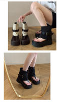 Botas Cortas Retro para Mujer Versión Coreana con Suela Gruesa, Cinturón con Rebloque, Punta de Botas Redonda - details 0