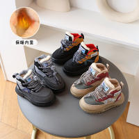 Zapatos deportivos para niños nuevos zapatos de invierno para invierno zapatos casuales de cuero de caña alta para niños zapatos de algodón grandes de terciopelo zapatos para niñas - details 13