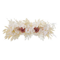 Corona de Flores de Arco de Boda Rosas Artificiales para Decoración de Guirnaldas - details 5