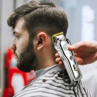 Tijeras de peluquería profesionales para peluqueros, potente juego de tijeras eléctricas, sin cable, ajustables, t - details 4