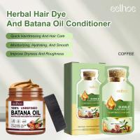 Eelhoe, 10 Uds., tinte de burbujas a base de hierbas, aceite de Batana, acondicionador, cubierta, blanco, gris, cuero cabelludo, nutre el champú para teñir el cabello - details 0