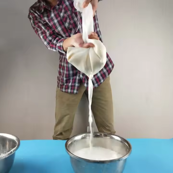 Bolsa de Filtrado de Líquidos de Hierbas Malla de Nylon Práctica para Té de Leche, Jugo de Frutas, Café 4 Tamaños Disponibles para Accesorios de Cocina - 1