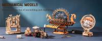 Robotime Rokr Vikingship Modelo Móvil de Madera Ecológica Juguete 3D para Niños - details 3
