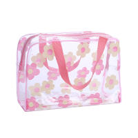 Bolsa de almacenamiento de maquillaje de PVC transparente, gran capacidad y diseño ligero para gestión de artículos pequeños - details 0