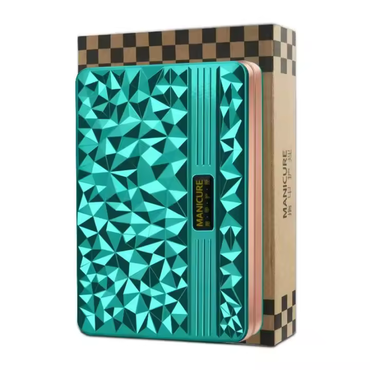 Juego de manicura 10 en 1, Kit práctico profesional con caja de aleación de aluminio, cortaúñas de acero inoxidable, herramienta de cuidado Personal - 1