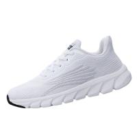 Zapatillas de correr transpirables para mujer 2025 Zapatos deportivos casuals para hombres y mujeres Zapatos blancos de suela suave para parejas - details 0