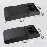 Almohada de apoyabrazos suave para coche Almohadilla de almacenamiento multiusos con diseño universal para vehículos - details 2