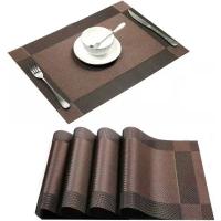 Mantel Individual aislante para mesa, Mantel Individual impermeable con corte artesanal, mantel individual Simple y exquisito para restaurante occidental, 6 uds. - details 4