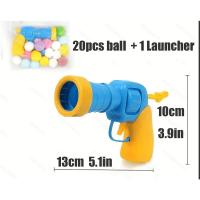 Juguete Para Gatos Con Bolas De Colores Y Lanzador De Bolas Juguete De Peluche Para Entrenamiento Y Juego En Casa Para Gatos Domésticos - details 6