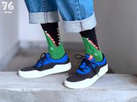 Calcetines de la serie Cartoon shark para hombre y mujer, medias de skateboarding, tendencia urbana - details 1