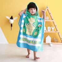 Toallas para niñas pequeñas, capa con capucha, bata de baño de playa, albornoz de microfibra suave para niños, Poncho de piscina, toalla de viñetas de animales - details 15