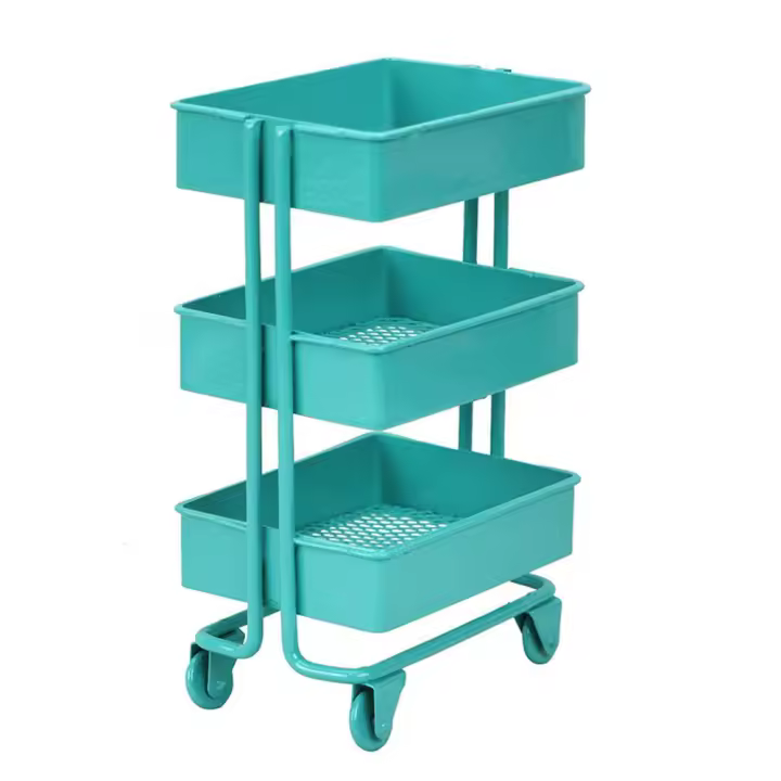 Toys Pretend Play Classic Toys Toy Model Bookshelf with Wheels Simulation Shelf Bookshelf Storage Display Rack Furniture Toys - 1