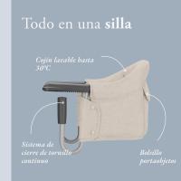 Mesa Plegable, Beige (Desert Beige), Fácil de Transportar, Lavable, Instalación Segura - details 1