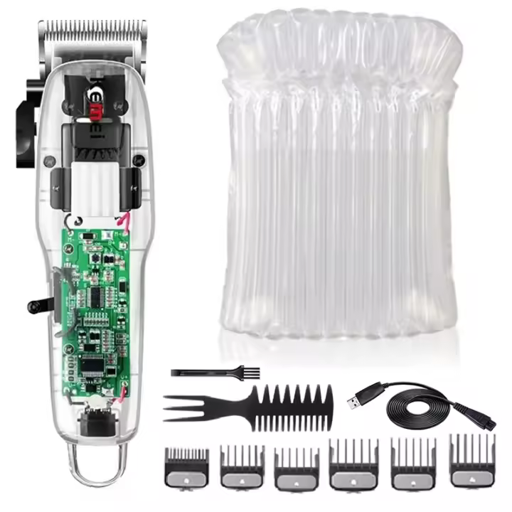 Kemei-cortadora de pelo inalámbrica NG208 para hombre, máquina eléctrica y la barba de litio para cortar el pelo, recargable - 1