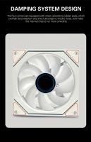 Ventilador de Refrigeración para PC con Efecto de Luz Ciclo Espejo ARGB, RPM 800-2000, Control PWM y Enfriamiento por Agua, Ventilador Refrescante de 120mm - details 6